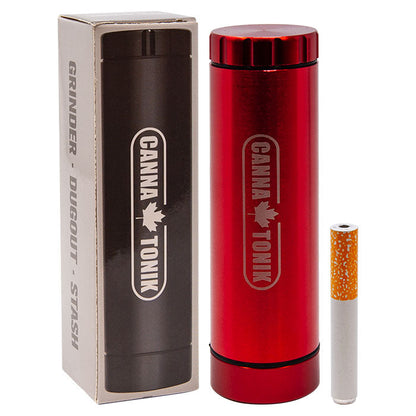 Cannatonik 3 In 1 Grinder Dugout Stash