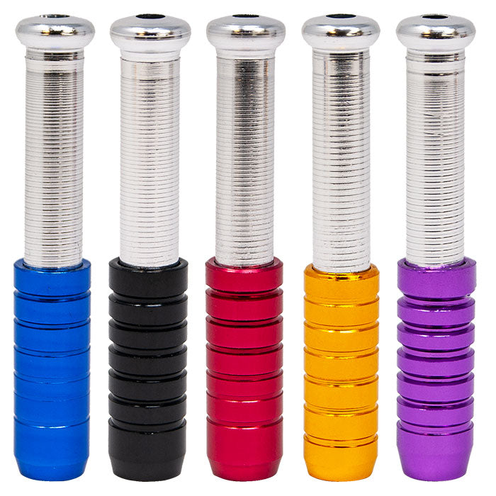 Fusils One Hitters en aluminium coloré à ressort de 2 po