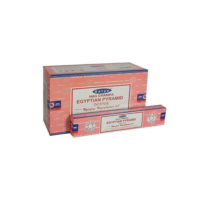 Satya Nag Champa - Egyptian Pyramid Incense Sticks 15g