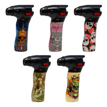 Nibo Deluxe Torch Lighter Skull Design