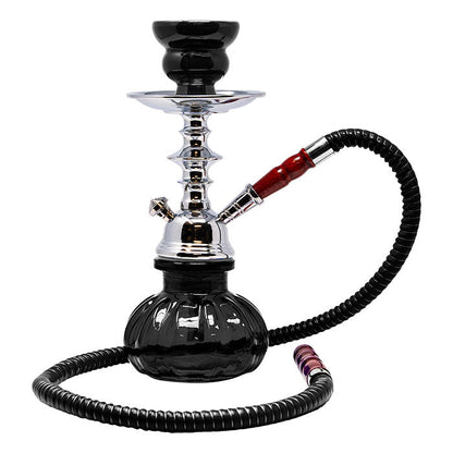 Black Pumpkin 11" Glass Hookah