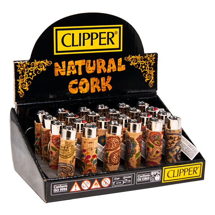 Clipper Natural Cork Lighters