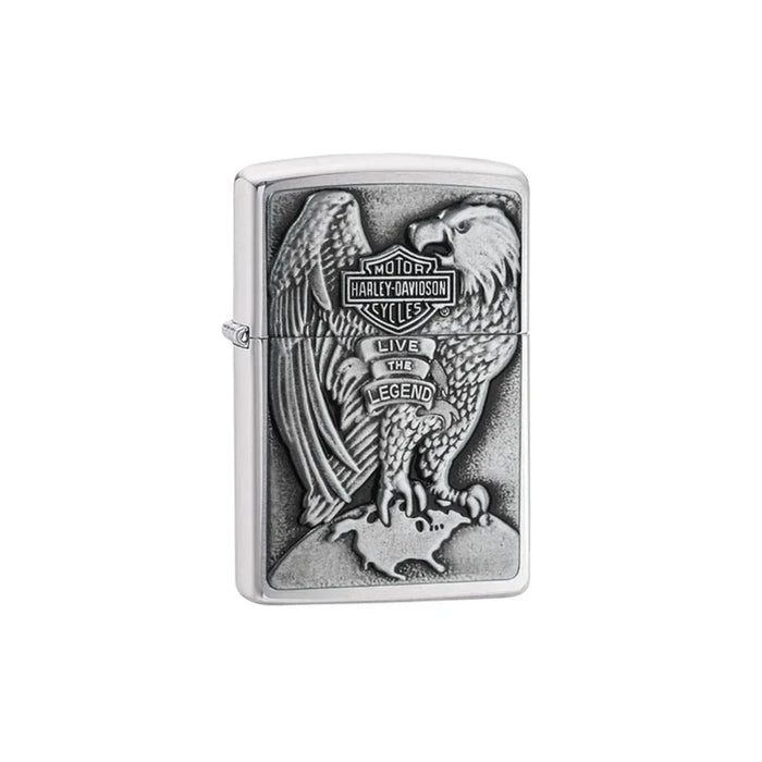 Zippo Lighter - Harley Davidson Made USA Eagle