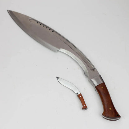 19.5" Full Tang Kukri w/ Blade & Mahogany Handle
