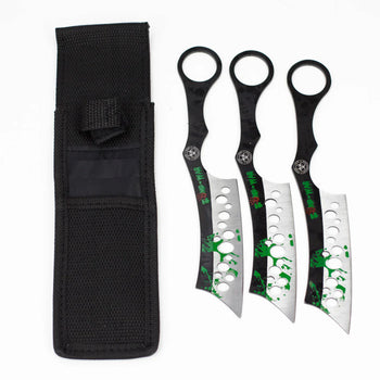 7.5" Zombie-War Throwing Knives w/ Sheath