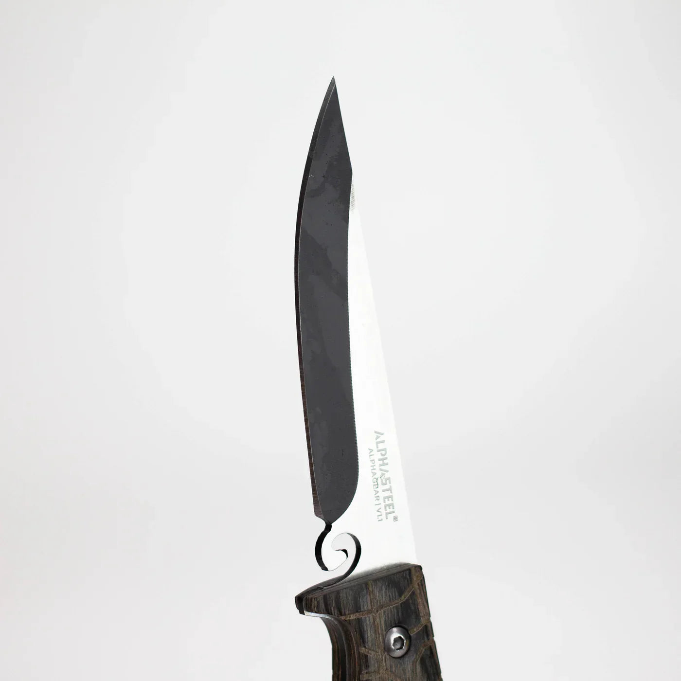 ALPHASTEEL - 8" Full Tang Fixed Blade Hunting Knife