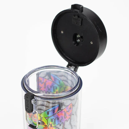 Waterproof LED jar with grinder