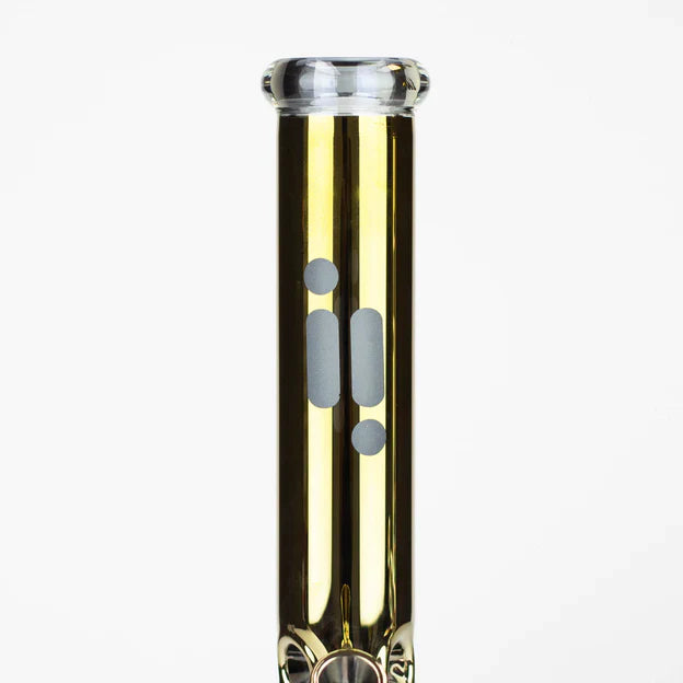 13.5" Infyniti 7mm metallic classic beaker bong