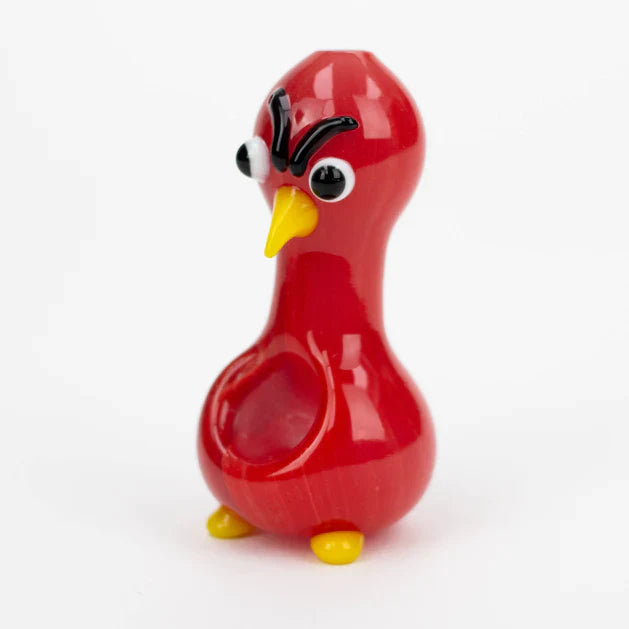 3" Mad Bird Soft glass hand pipe