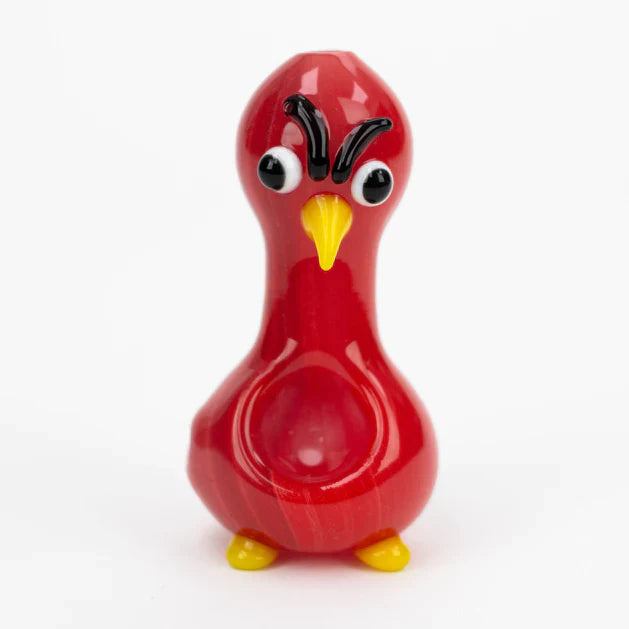 3" Mad Bird Soft glass hand pipe