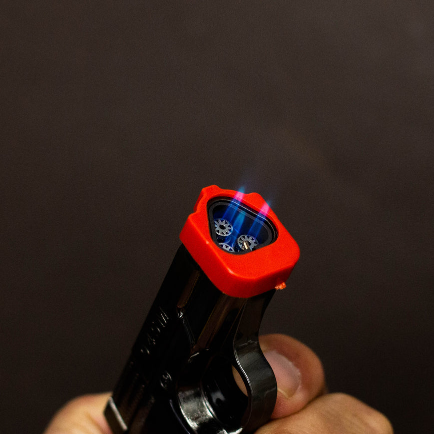 CLICKIT Pistol Triple Torch Lighter