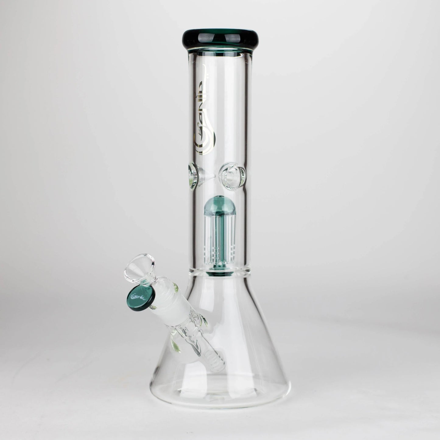 12" Genie Tree Arms Colour Glass Bong