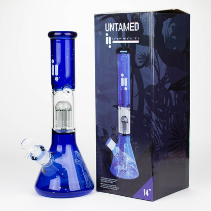 Infyniti Untamed 14" 7mm Classic Beaker Water Bong - Wolf with box