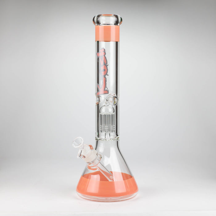 Kush 15" Tree Percolator 7mm Glass Bong Pink