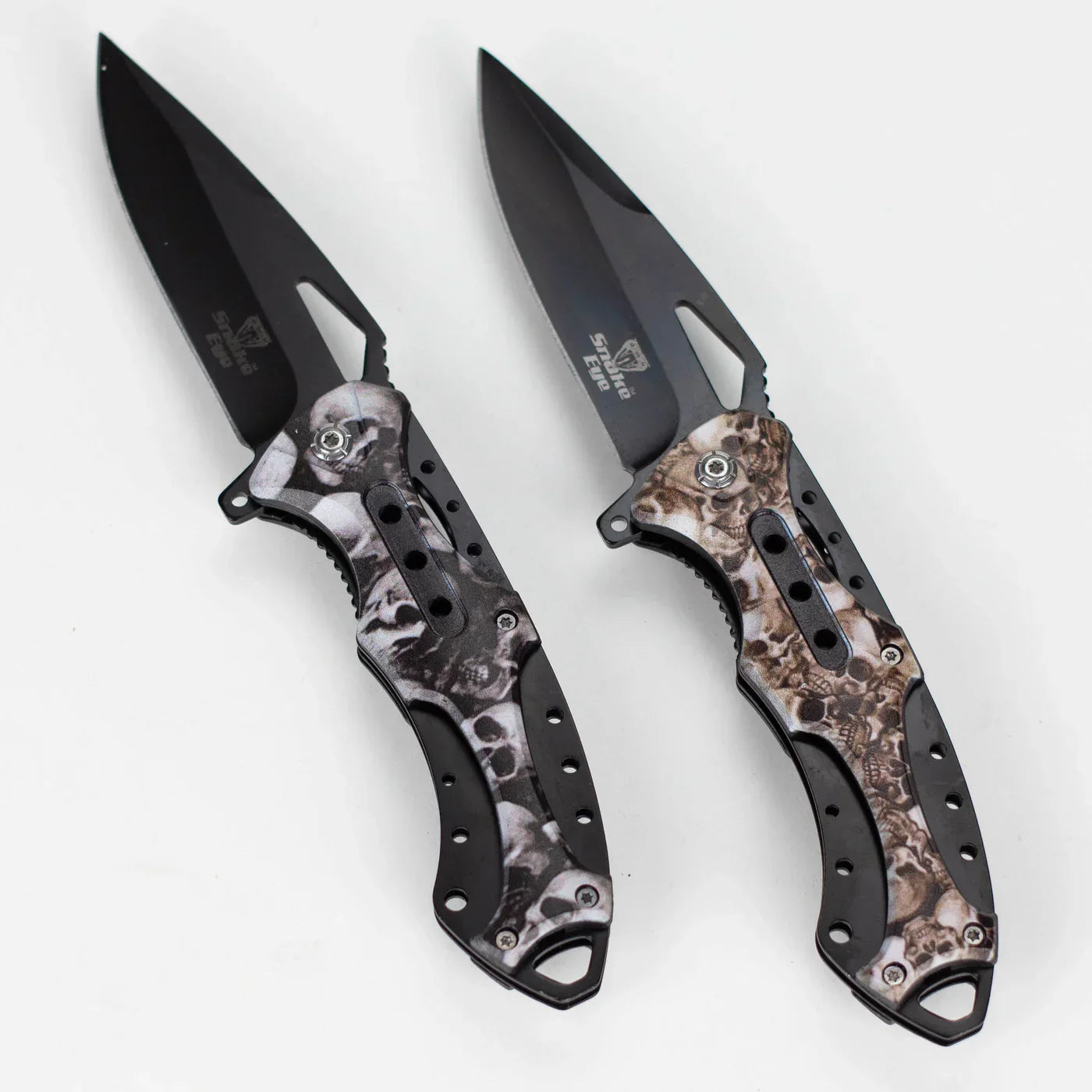 Snake Eye - 8" Outdoor Rescue Hunting Knife - Skull