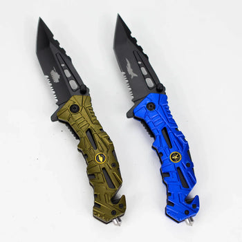 Snake Eye - 8.5" Outdoor Rescue Hunting Knife - Vanguard