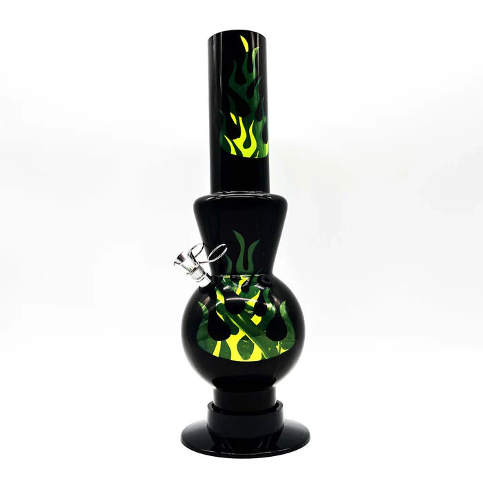 12" Black Acrylic Water Pipe Bong