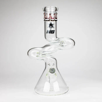 Nice Glass 14 inch ZIg-Zag Beaker Bong