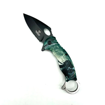 Snake Eye - 8.5" Foldable Pocket Knife - Abyssal