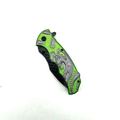 Snake Eye - 8.5" Foldable Pocket Knife - Wyrmfire