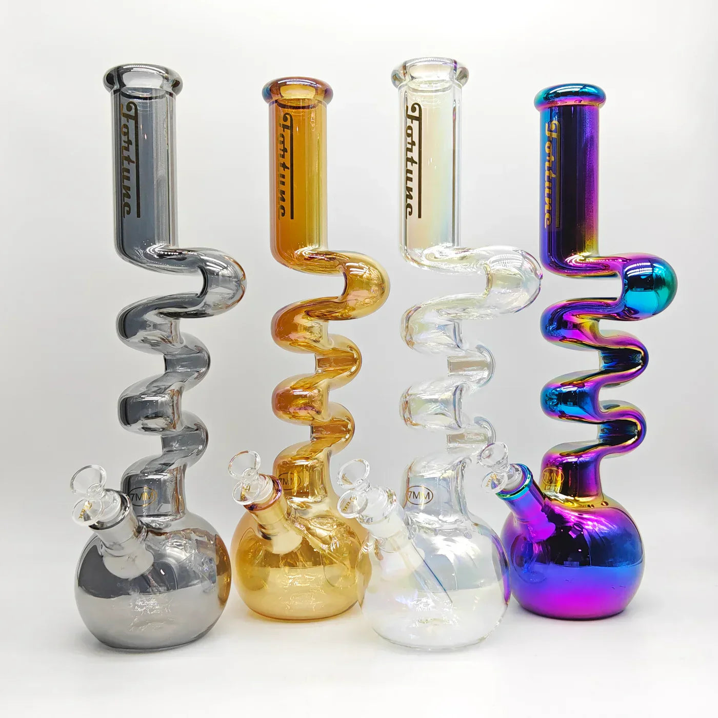 Fortune - 18" 7mm Electroplated Zig-Zag Zong