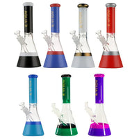 Aqua - 11″ Glass Bong with Bowl