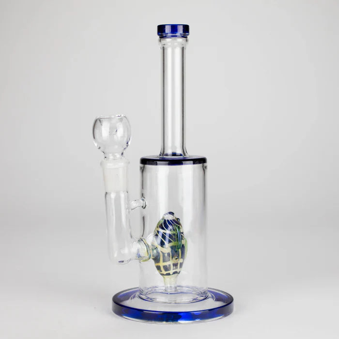 10" Glass Water Pipe w/ Fish Water Diffuser
