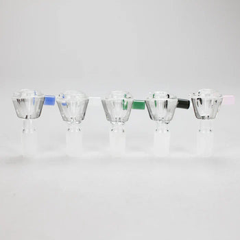 Crystal Diamond Bowl w/ Colour Handle