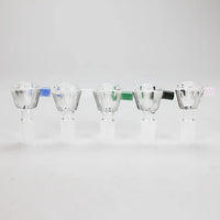 Crystal Diamond Bowl w/ Colour Handle