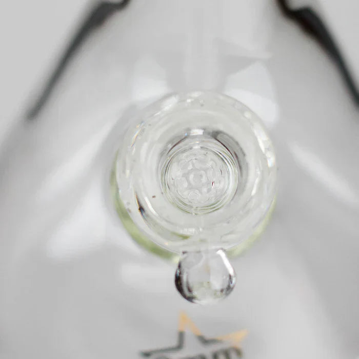 Genie - 19.5" 9mm Curved Shaft Glass Beaker Bong