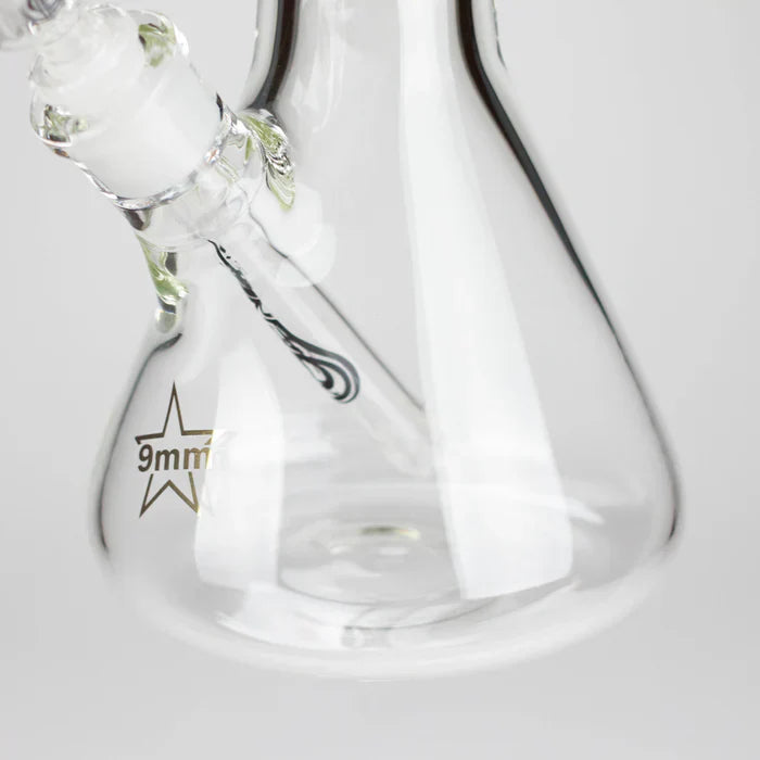 Genie - 19.5" 9mm Curved Shaft Glass Beaker Bong