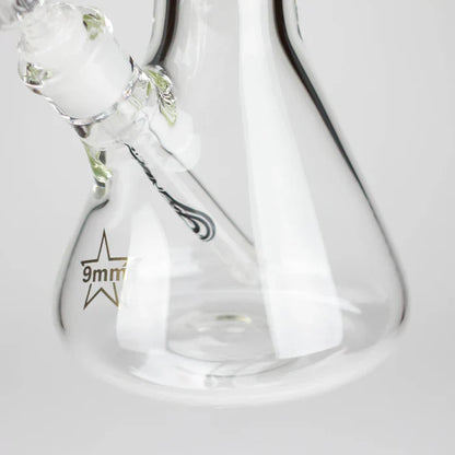 Genie - 19.5" 9mm Curved Shaft Glass Beaker Bong