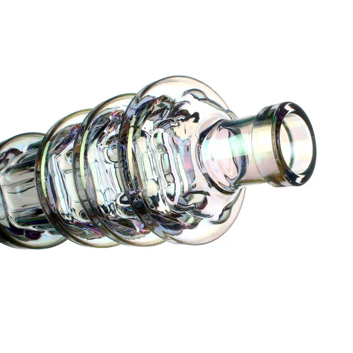 Fortune - 24" Electroplated Gatling Gun Glass Bong w/ Hardwood Stand