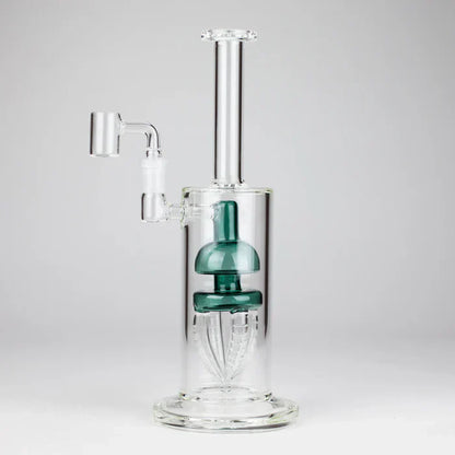 11" 2-in-1 Glass Dab Rig w/ Percolator