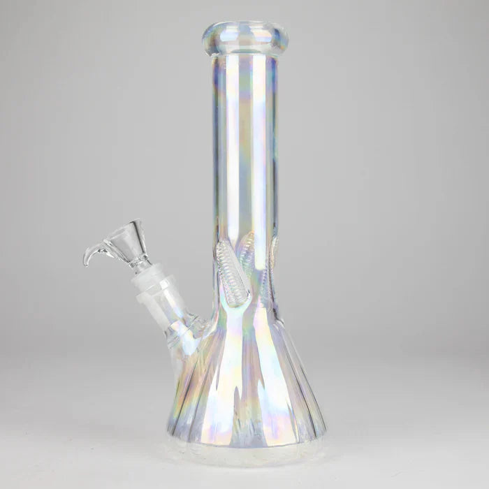 10" Shiny Beaker Ribbed Base Bolt IC w/ Handle Slide