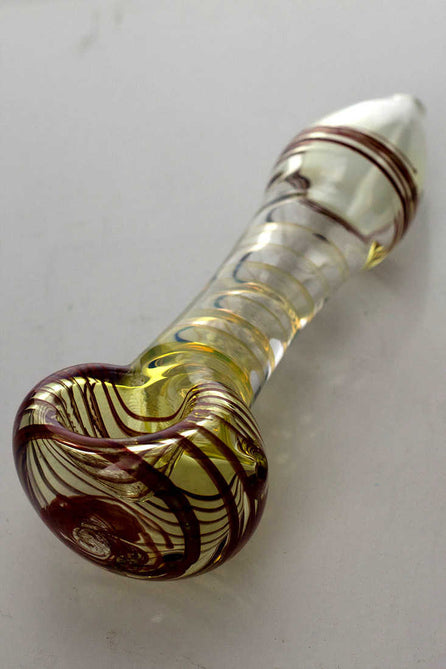 Spiral Colour Changing Hand Pipe - 4.5"