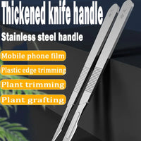 Carbon Steel Knife Set With No. 4 Handle