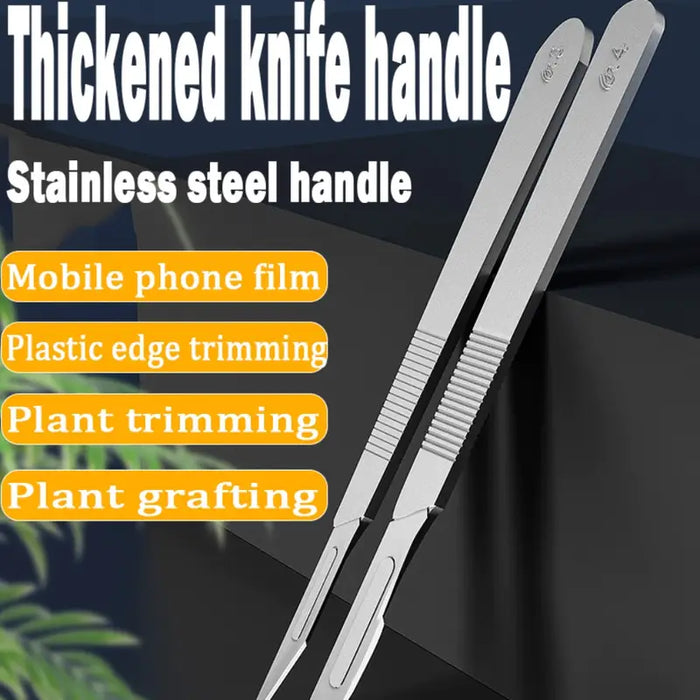 Carbon Steel Knife Set With No. 4 Handle