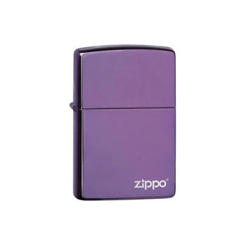 Zippo Lighter - Purple Zippo Logo