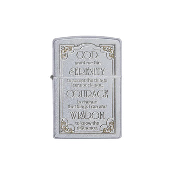 Zippo Lighter - Serenity Prayer