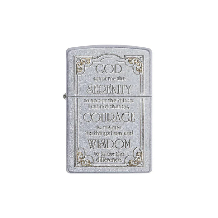 Zippo Lighter - Serenity Prayer