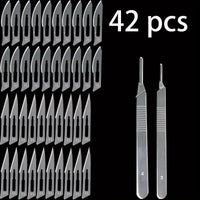 42pcs Carbon Steel Industrial Carving Knife Set