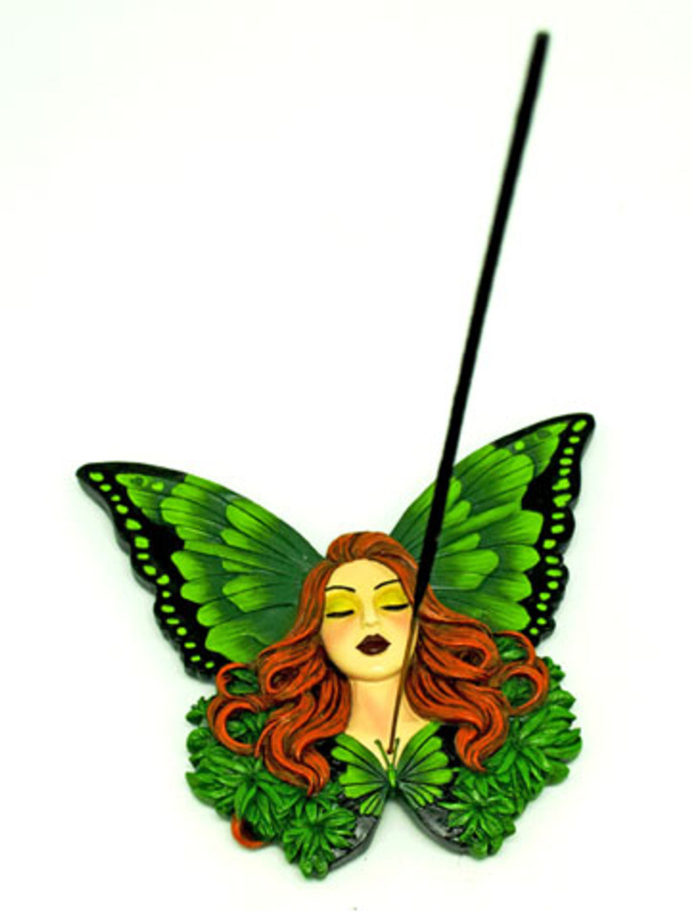 5.5" x 5" Hand Painted Cold Cast Resin Incense Burner