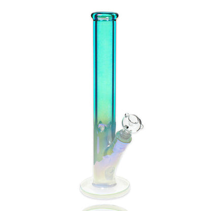 Plain Jane Glass - 16" Aqua Diffused Straight Bong