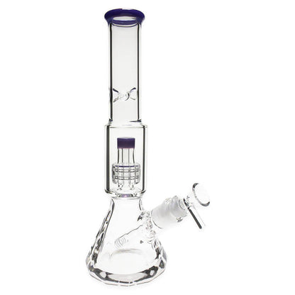 Bong en verre Plain Jane avec pommeau de douche en diamant de 12,5 po