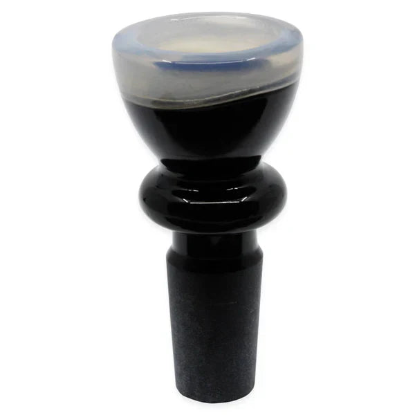 14mm Duo-Tone Black Glass Slide