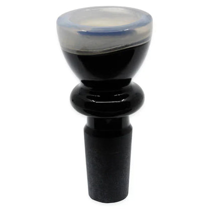 14mm Duo-Tone Black Glass Slide