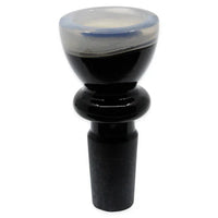 14mm Duo-Tone Black Glass Slide