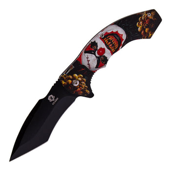 8" Graveyard Giggles Folding Knife
