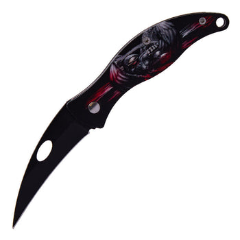 6" Red Reaper Skullblade Pocket Knife